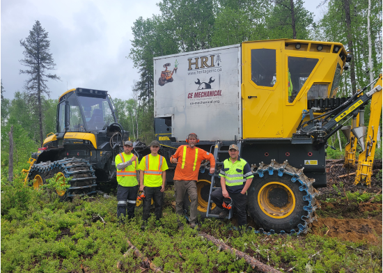 1/0: Ponsse Forwarder Plants the Future with Heritage Reforestation and ReadyQuip