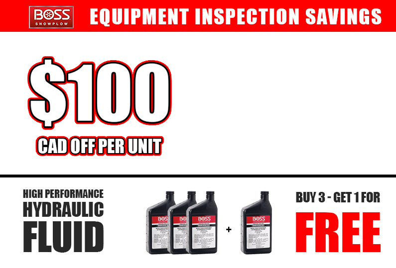 front Save Up to $100 on Your BOSS Preseason Inspection