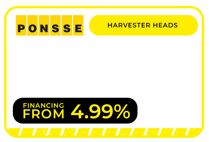 front PONSSE Harvester Head Financing – Q2 Program