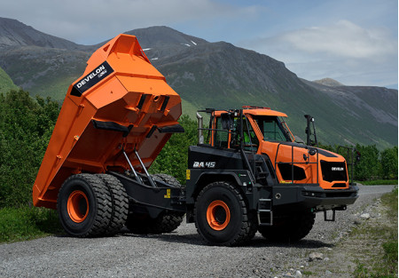 Articulated Rock Truck Rental