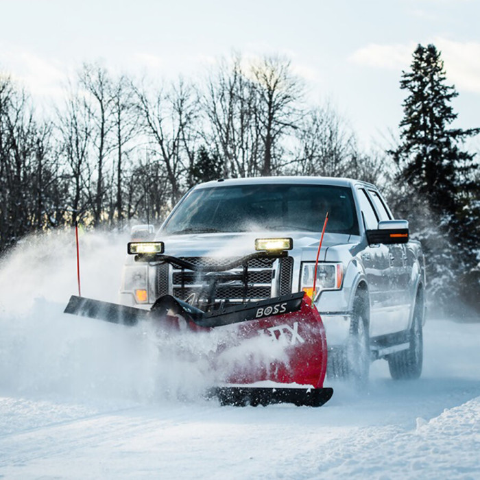 3: New BOSS 7'6" Steel HTX V-Blade Snow Plow