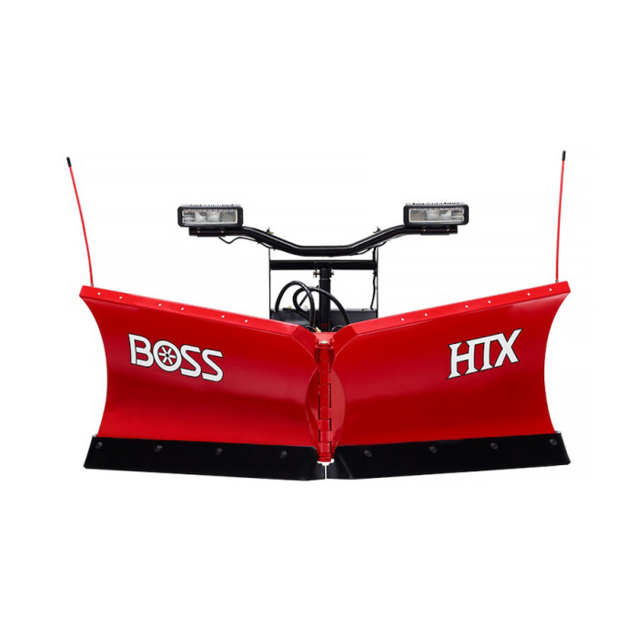 1: New BOSS 7'6" Steel HTX V-Blade Snow Plow