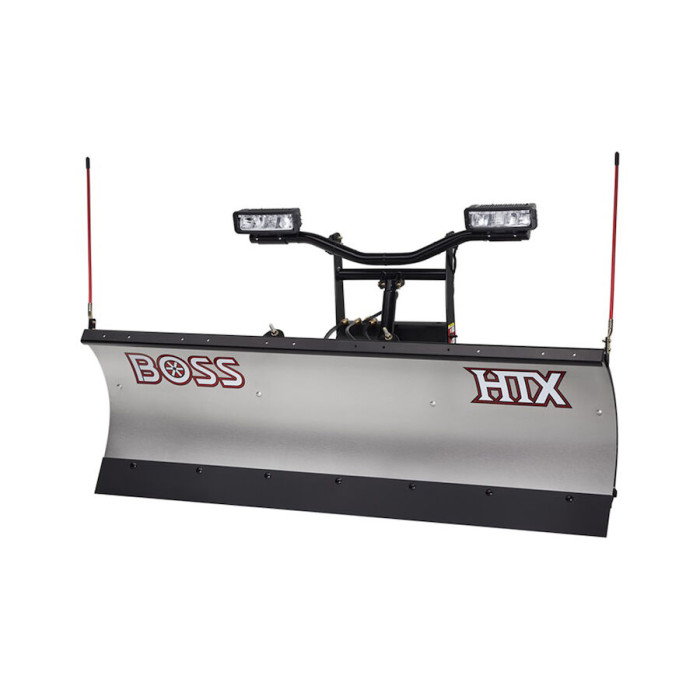 1: NEW BOSS 7'6" HTX STAINLESS STEEL W/D-F PLOW
