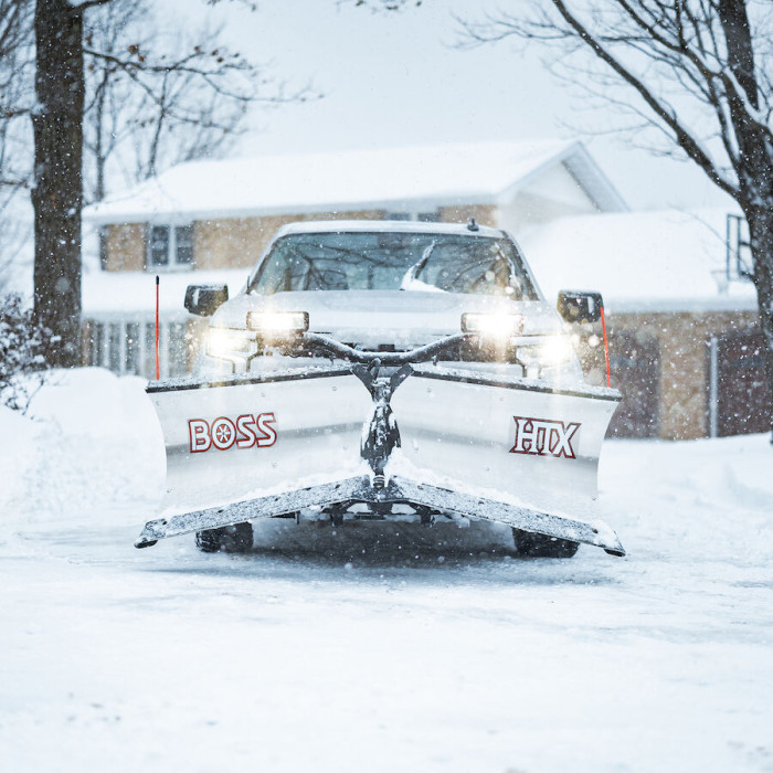 1: New BOSS 8' HTX-V Stainless Steel Plow