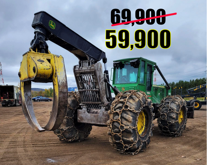 1: 2014 John Deere 748H Skidder