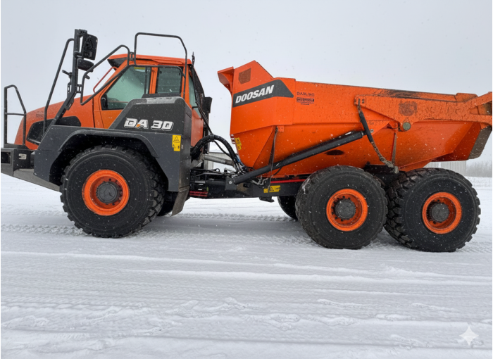 1: 2021 Doosan Articulated Rock Truck